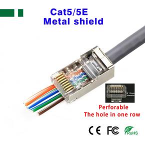 CRJ-PM5 Perforable RJ45 8P8C FTP CAT5E Connector