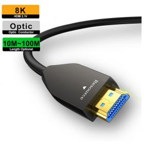 Fiber Optic HDMI Cable support 8K CHM-OD10-8K  CHM-OD15-8K CHM-OD20-8K CHM-OD25-8K CHM-OD30-8K CHM-OD35-8K CHM-OD40-8K CHM-OD45-8K CHM-OD50-8K CHM-OD60-8K CHM-OD70-8K CHM-OD80-8K CHM-OD90-8K CHM-OD100