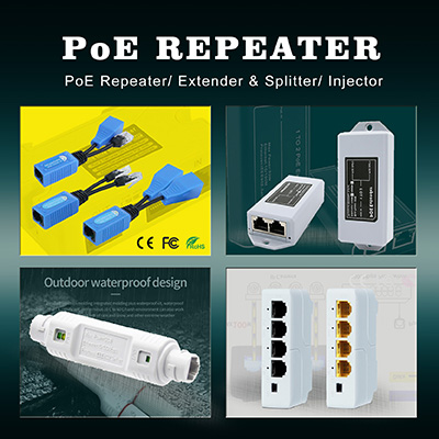 PoE Repeater & PoE Splitter/ Injector
