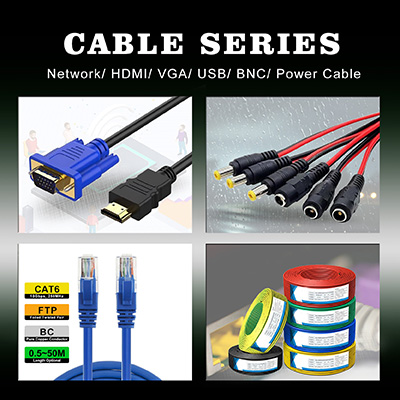 Power/ Video/ USB/ Network/ HDMI/ VGA Cable