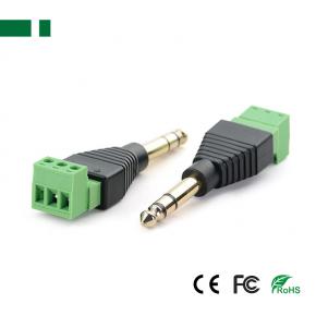 CBN-087M3 6.35mm Audio Stereo Male to 3-Pin Terminal Connector
