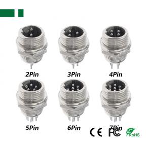 CM12-4M 12mm 4-Pin Aviation Core Air Plug Socket Male Connector