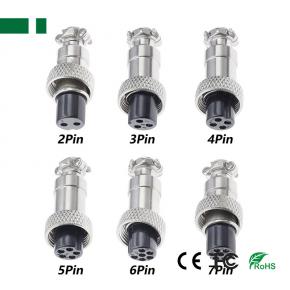 CM12-4F 12mm 4-Pin Aviation Core Air Plug Socket Female Connector