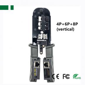 CT-39C Multifunctional RJ45 Ratchet Crimper Pliers with RJ45 Tester