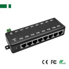 CPE-108 8 ports 100Mbps POE Injector for IP Camera
