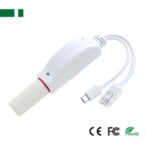 CPOE-08MU DC48V-to-DC5V 100Mbps Water-proof POE Cable with Micro USB Interface