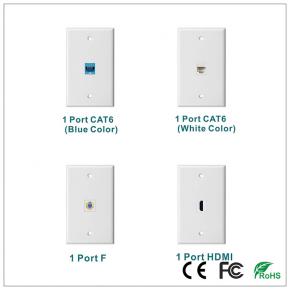 CNF-USA-1C CNF-USA-3 CNF-USA-4  US Type network faceplate