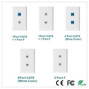 CCNF-USA-1C1F CNF-USA-2C CNF-USA-2F US Type  network faceplat