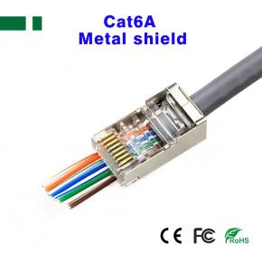 CRJ-PM6A Perforable RJ45 8P8C FTP CAT56 Connector 